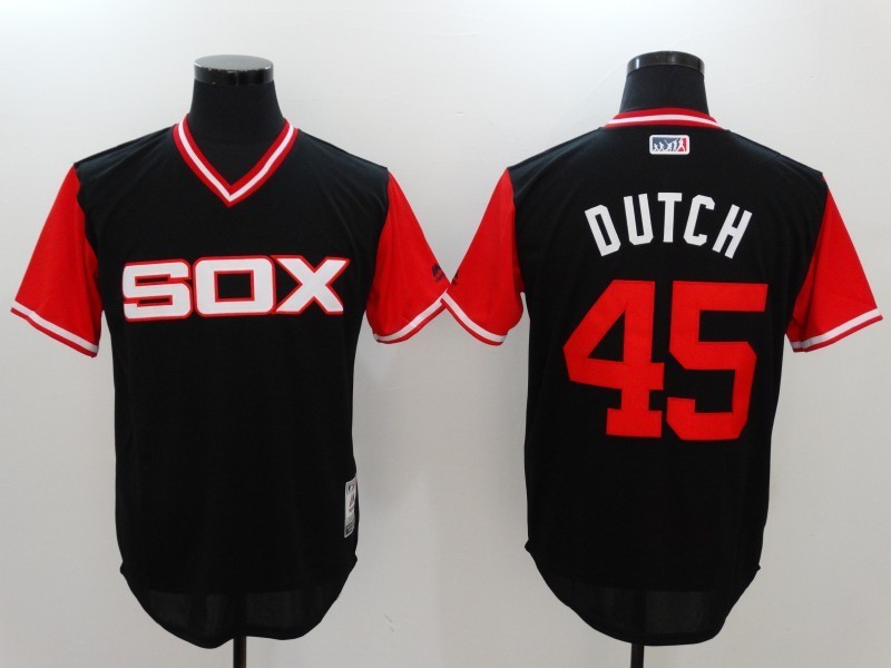 Men's Chicago White Sox #45 Michael Jordan Black Cool Base Stitched Jersey Men's Chicago White Sox #45 Michael Jordan Black Cool Base Stitched Jersey